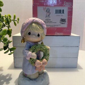 Precious Moments “Merry Christ-miss” figurine